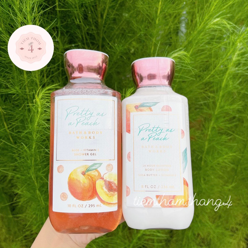 •𝐏𝐫𝐞𝐭𝐭𝐲 𝐀𝐬 𝐀 𝐏𝐞𝐚𝐜𝐡• Bath & Body Works - Sản phẩm dưỡng và xịt thơm toàn thân dành cho nữ