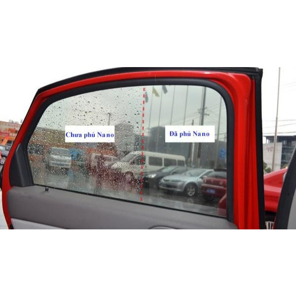 Chai nano xịt kính chống bám nước ô tô - Phủ Nano Ceramic Kính Xe Ô tô - Nano phủ bóng sơn xe AZOZO