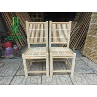 Bộ ghế tre lưng tựa mẫu 02
