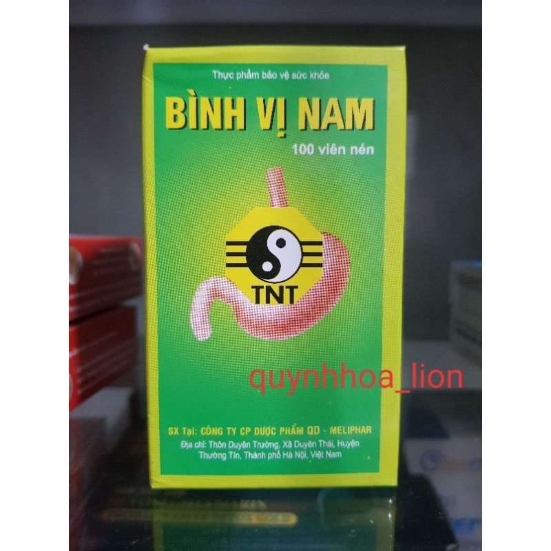 Bình Vị Nam_ Lọ 100 viên nén