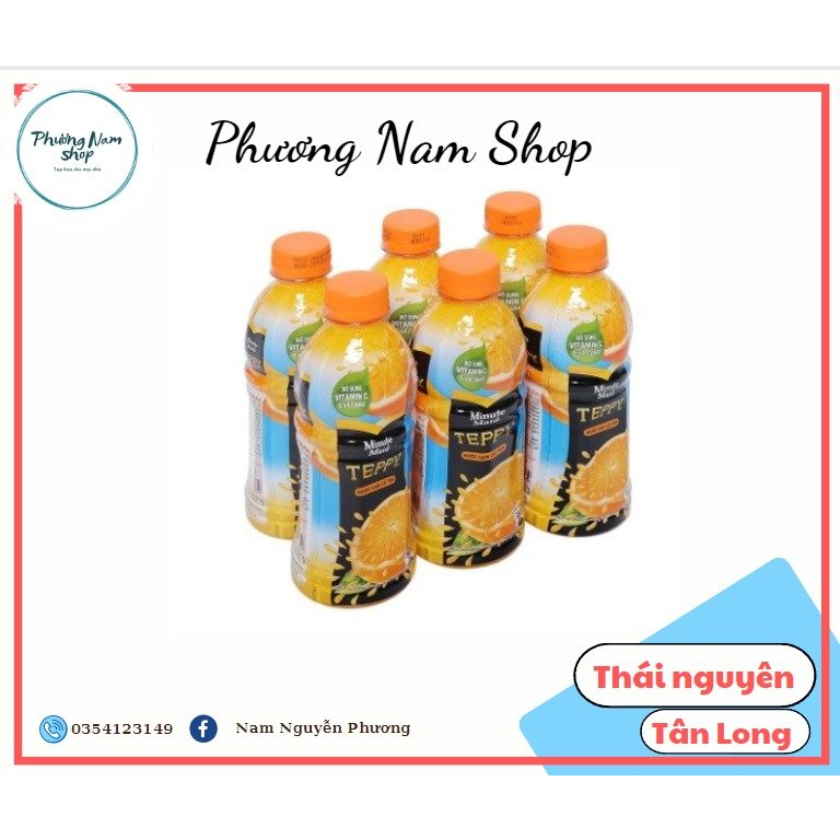 Nước Cam Ép TEPPY CHAI 1L date luôn mới, giá luôn rẻ