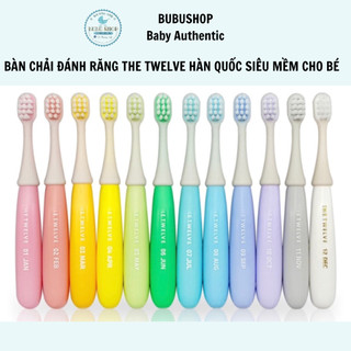 Bàn chải đánh răng siêu mềm the twelve hàn quốc cho bé từ 12- 36 tháng