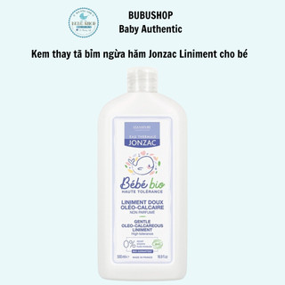 Kem làm sạch, kem vệ sinh thay tã bỉm và vùng kín hưu cơ Liniment Jonzac Pháp 500ml - nhập khẩu chính hãng