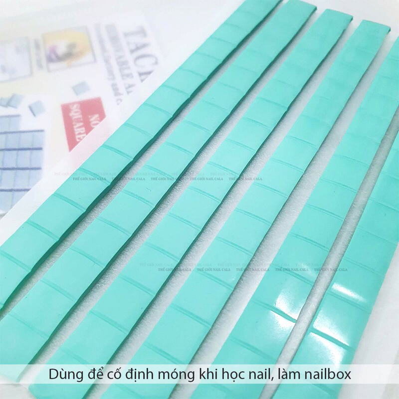 Cao su xanh đa năng gắn đế móng giả nail