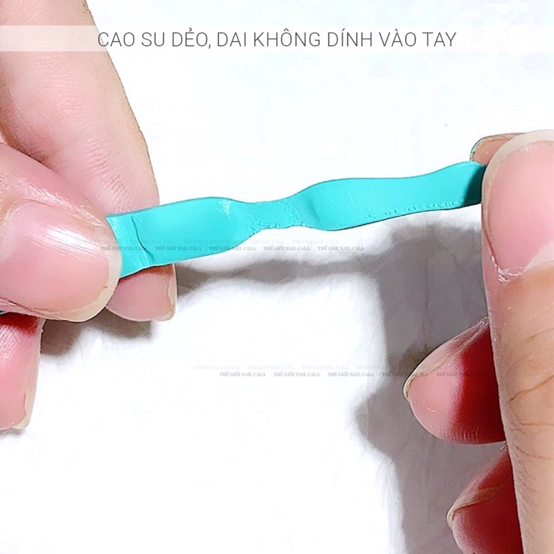 Cao su xanh đa năng gắn đế móng giả nail