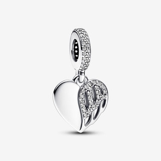 Charm trái Tim cánh Bạc 925 - Trang sức bạc Venus