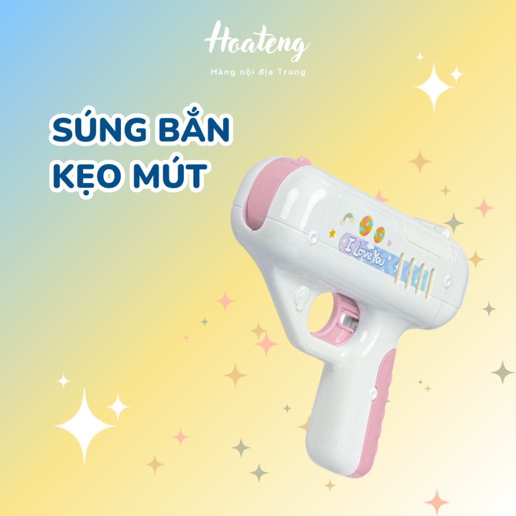 SÚNG BẮN KẸO MÚT 🍭🍭🍭 Tặng bạn gái/trẻ nhỏ/hot tiktok 2023