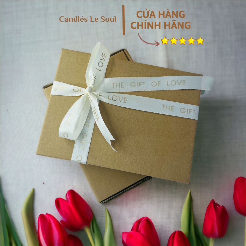 Nến thơm mini LE SOUL cốc xi măng cao cấp, Candle cup Handmade, Sáp đậu nành Tinh dầu thiên nhiên, 50g với 4 mùi hương