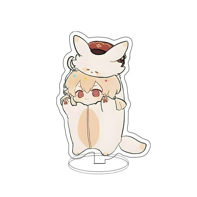 Mô hình standee GENSHIN IMPACT ver Đồ thú liền thân game anime chibi mica acrylic tượng trưng bày