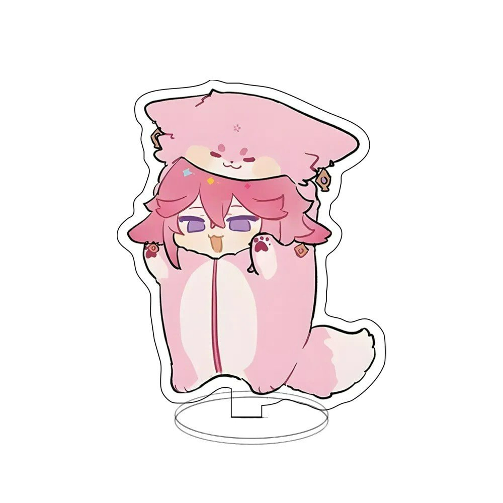Mô hình standee GENSHIN IMPACT ver Đồ thú liền thân game anime chibi mica acrylic tượng trưng bày