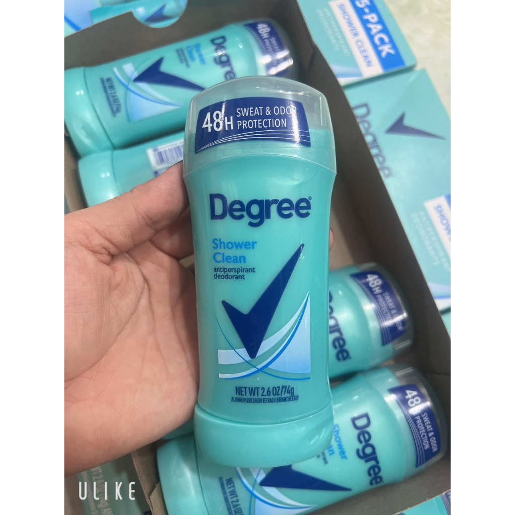 Lăn sáp khử mùi nữ Degree Women 74g Shower Clean | Sheer Powder | Pure Rain | Fresh - Mỹ