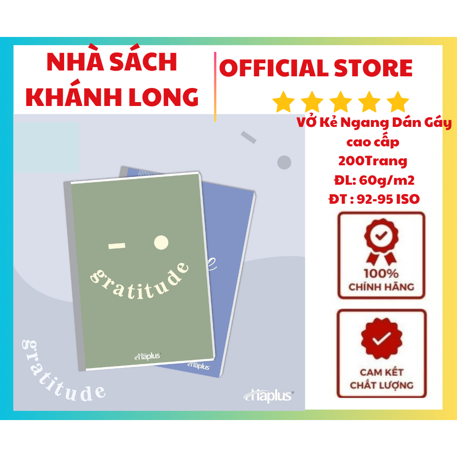 Vở kẻ ngang HAPLUS - Time 200 trang