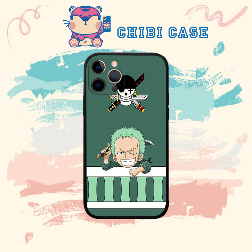 Ốp lưng Zoro lúc nhỏ cho iPhone13promaxXS XR nữ 8plus mềm 7Plus X XR Xs Max 6 6s BLUJOPC0014