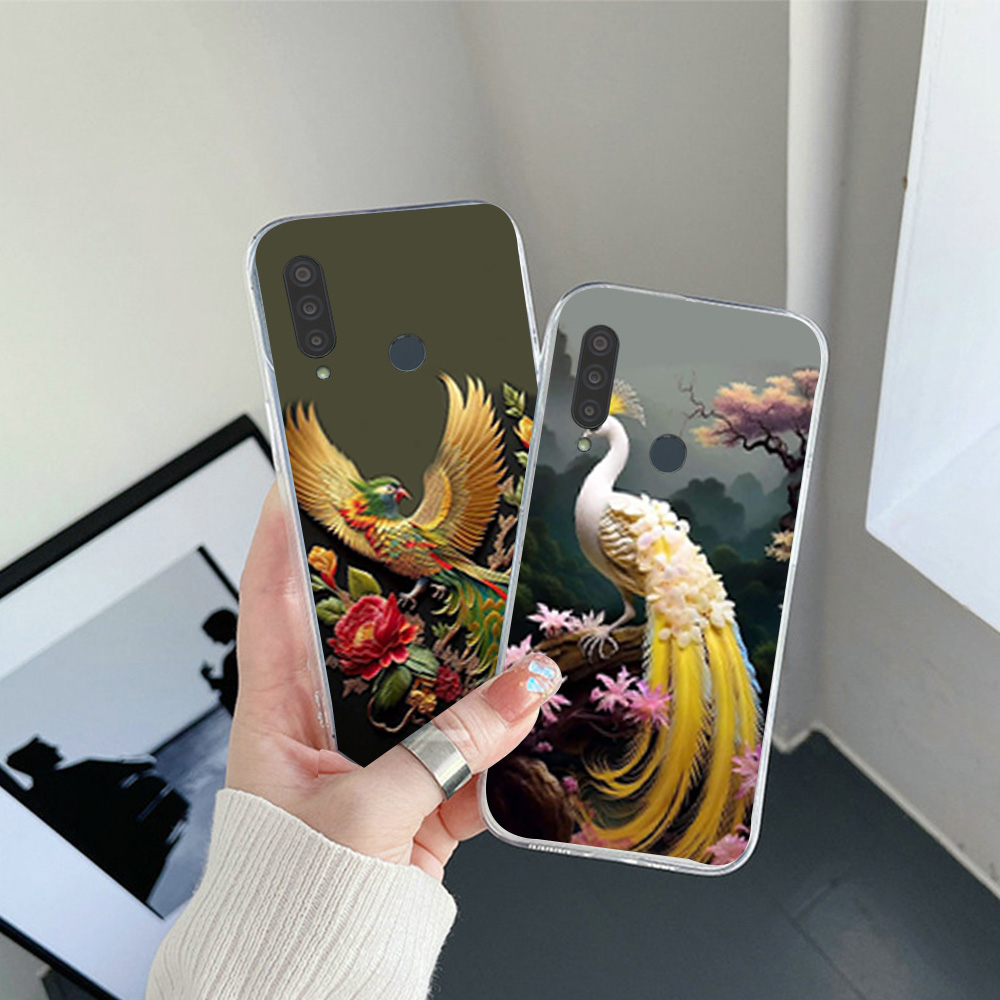 Ốp lưng vsmart Joy 3 / vsmart Joy3 plus / vsmart joy 3+ in hình chim công siêu đẹp