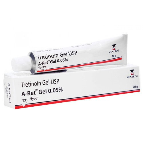 Tretinoin Aret gel 0.1 0.05  0.025 20g tretinol A ret giảm mụn, chống lão hóa tre Ấn Độ chính hãng