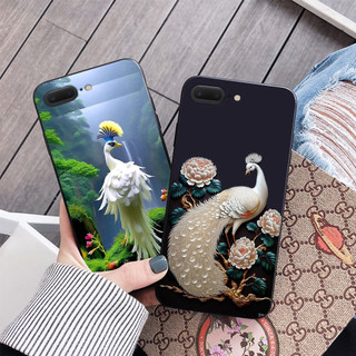 Ốp lưng Iphone 7 Plus / ip 8 Plus in hình chim công siêu đẹp