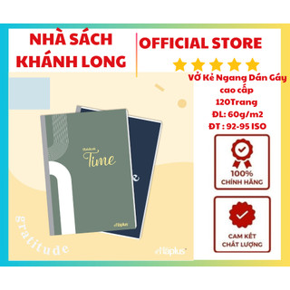 5 Quyển vở kẻ ngang HAPLUS - Time 120 trang KT (179x252) bìa cao cấp
