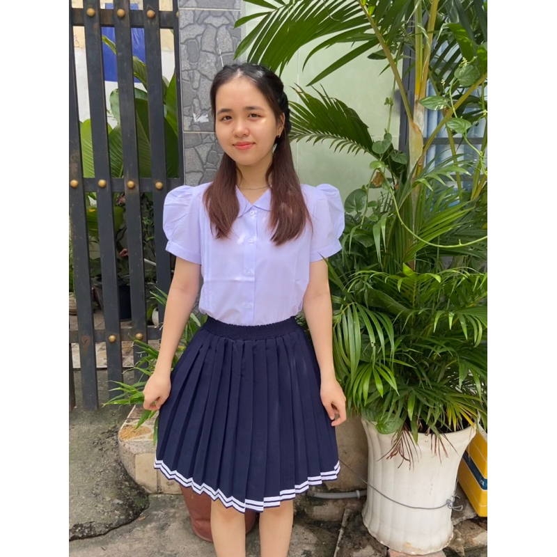 Chân váy nữ xòe- Đồng phục học sinh