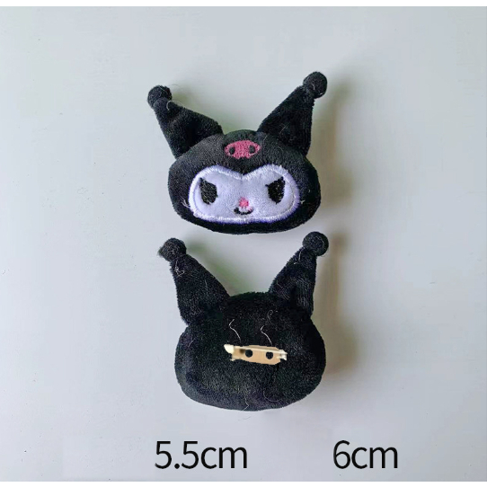 Huy hiệu cục bông sanrio kitty cinnamoroll pompompurin kuromi HHB3 cài áo cài cặp