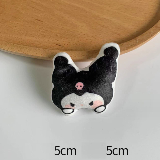 Huy hiệu cục bông sanrio kitty cinnamoroll pompompurin kuromi HHB3 cài áo cài cặp