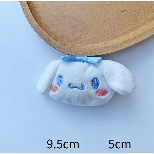 Huy hiệu cục bông sanrio kitty cinnamoroll pompompurin kuromi HHB3 cài áo cài cặp