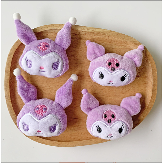 Huy hiệu cục bông sanrio kitty cinnamoroll pompompurin kuromi HHB3 cài áo cài cặp