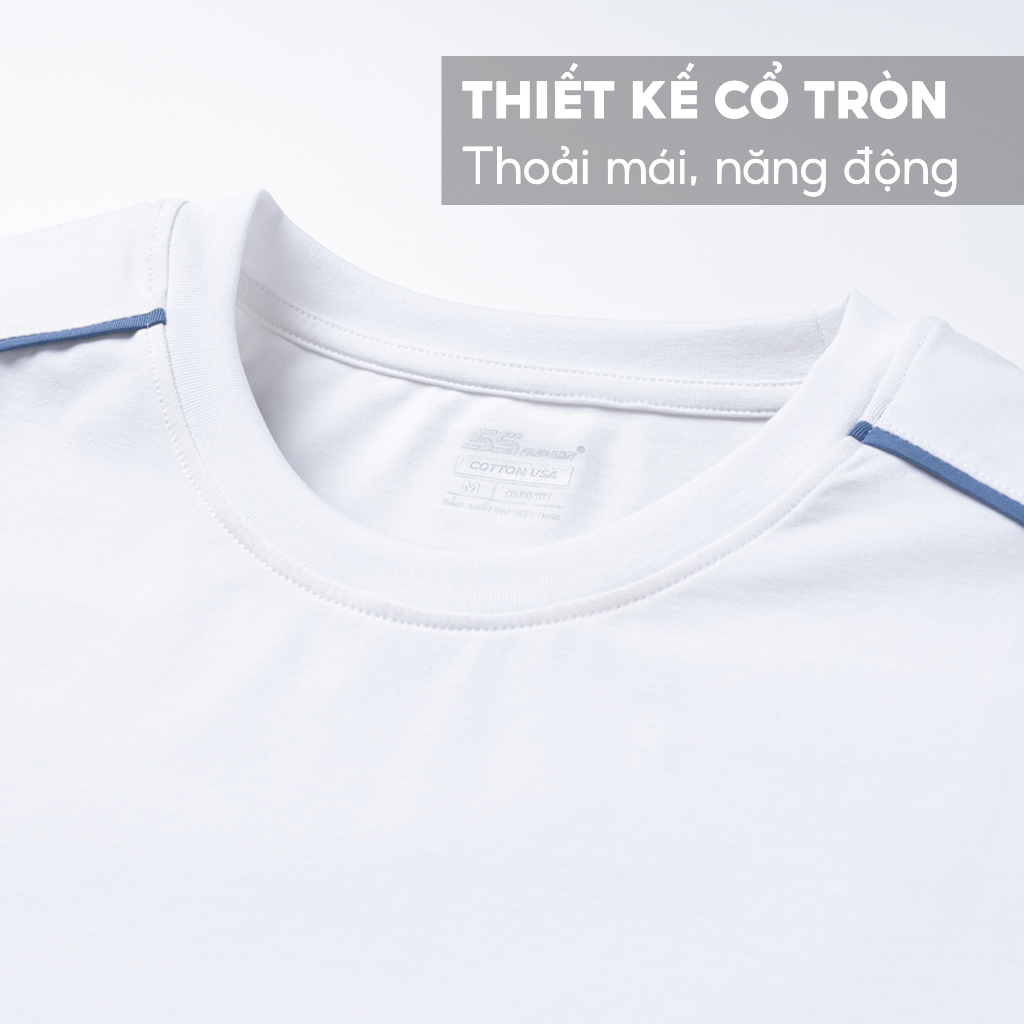 Áo Thun Nam Ngắn Tay 5S FASHION, Chất Mát, Thoáng Khí, Thấm Hút, In Chữ Trẻ Trung, Năng Động
