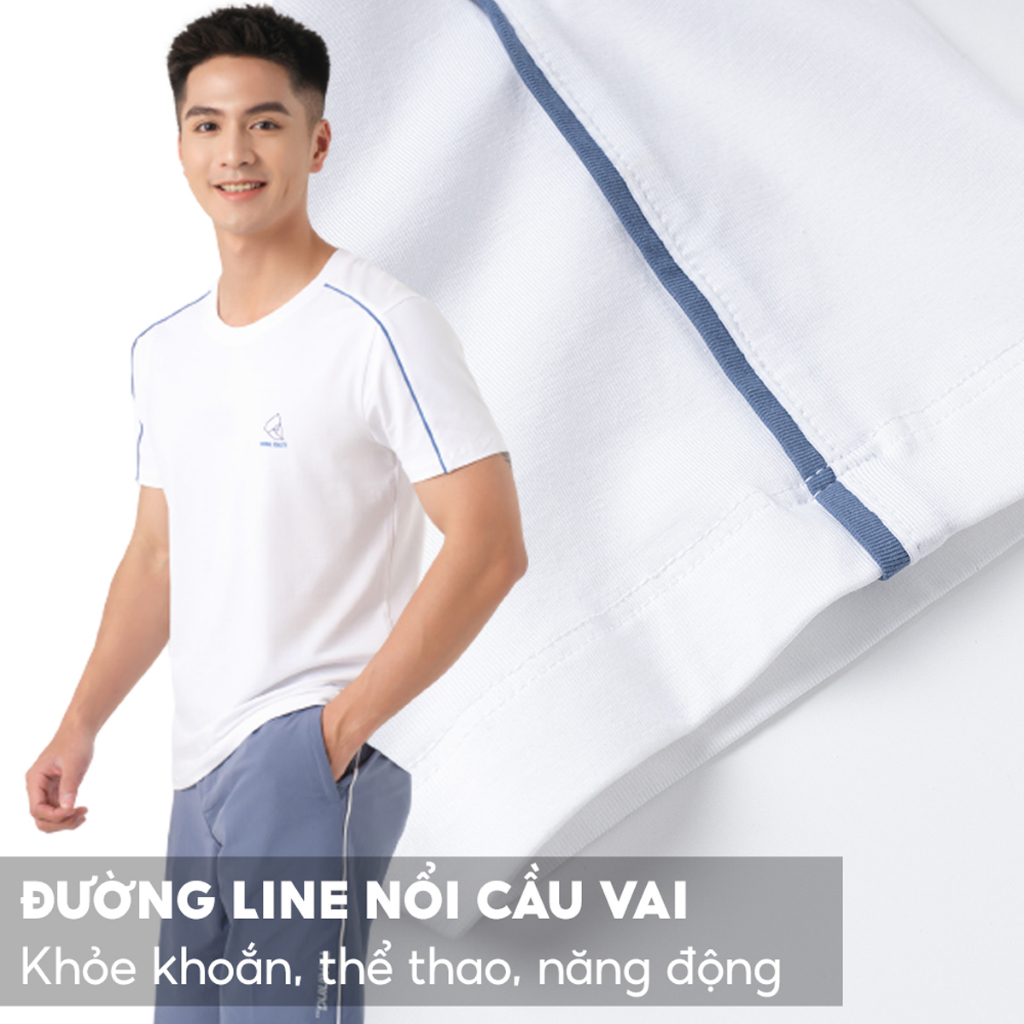 Áo Thun Nam Ngắn Tay 5S FASHION, Chất Mát, Thoáng Khí, Thấm Hút, In Chữ Trẻ Trung, Năng Động