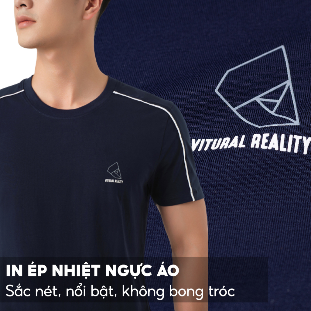 Áo Thun Nam Ngắn Tay 5S FASHION, Chất Mát, Thoáng Khí, Thấm Hút, In Chữ Trẻ Trung, Năng Động