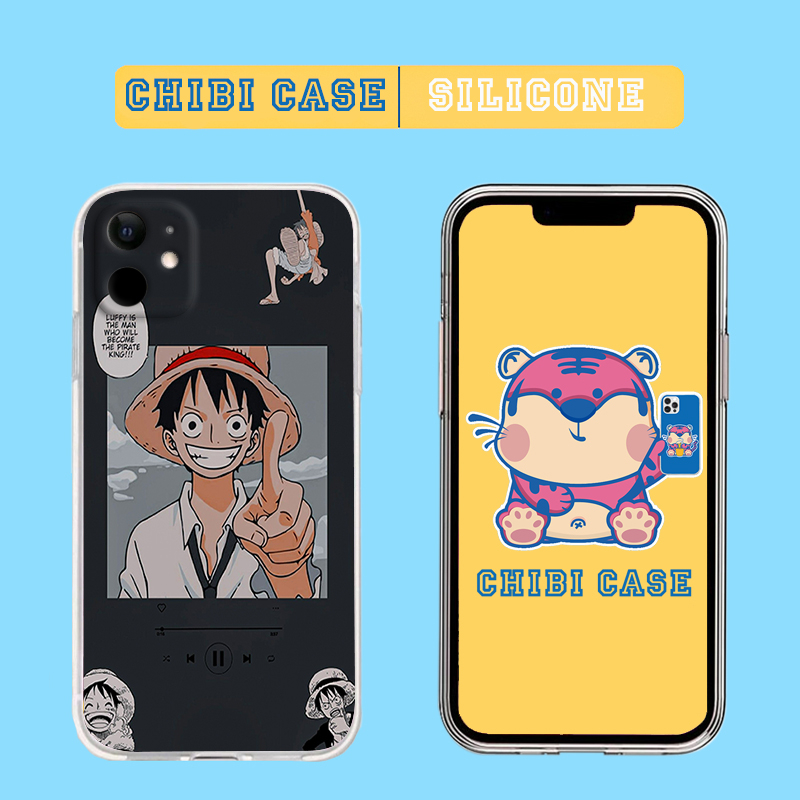 Ốp đt Luffy dễ thương cho iPhone 13ProMax iPhone 11 X XsMax Xr iPhone 7 8Plus  BLUJOPC0033