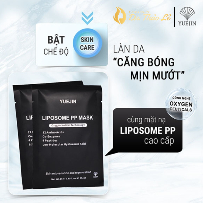 Mặt Nạ Tái Tạo Đa Tầng Làn Da YUEJIN Liposome PP Mask Nuôi Dưỡng Tế Bào, Phục Hồi Nhanh, Cấp Ẩm