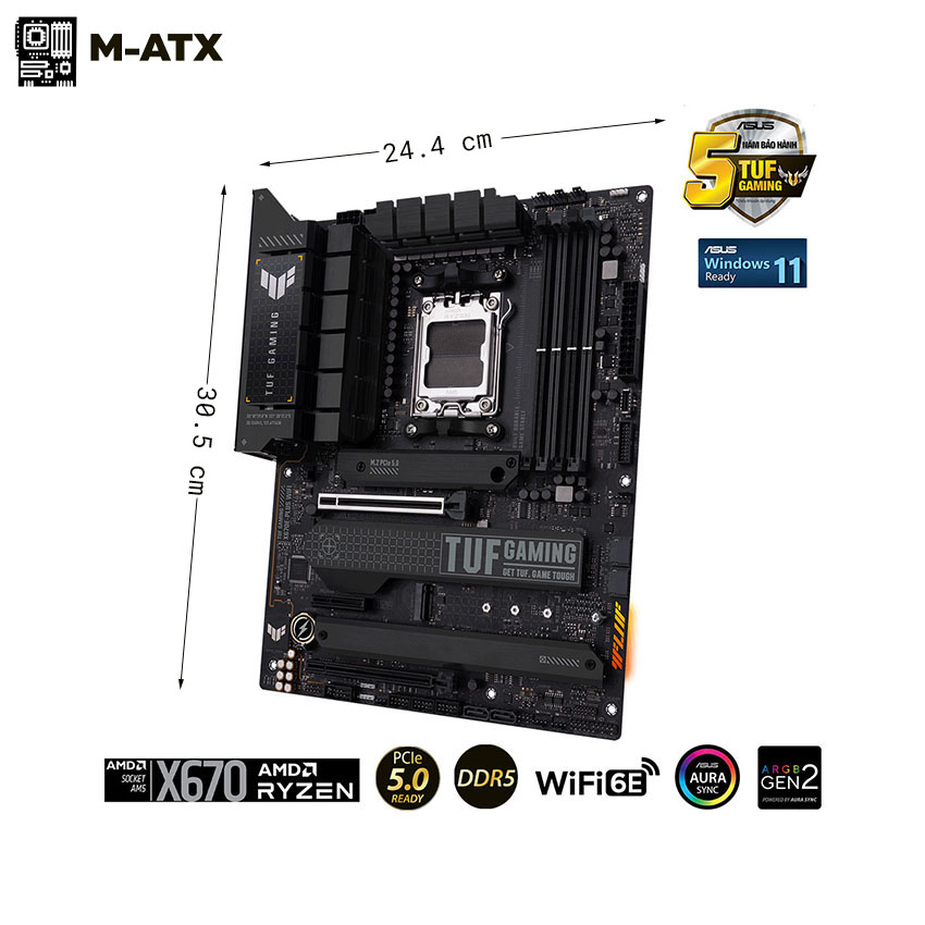 MAINBOARD ASUS TUF GAMING X670E-PLUS WIFI