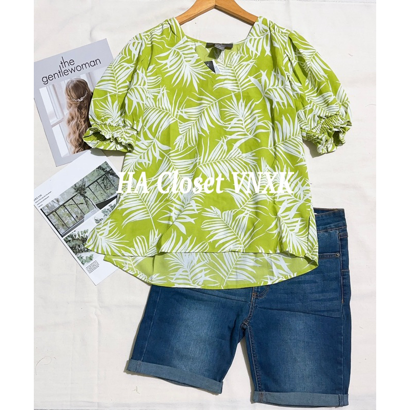 Áo Sơ Mi Kiểu Tay Búp_Vnxk