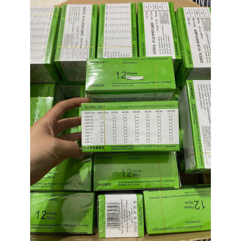 Chỉ xanh lá 4/0