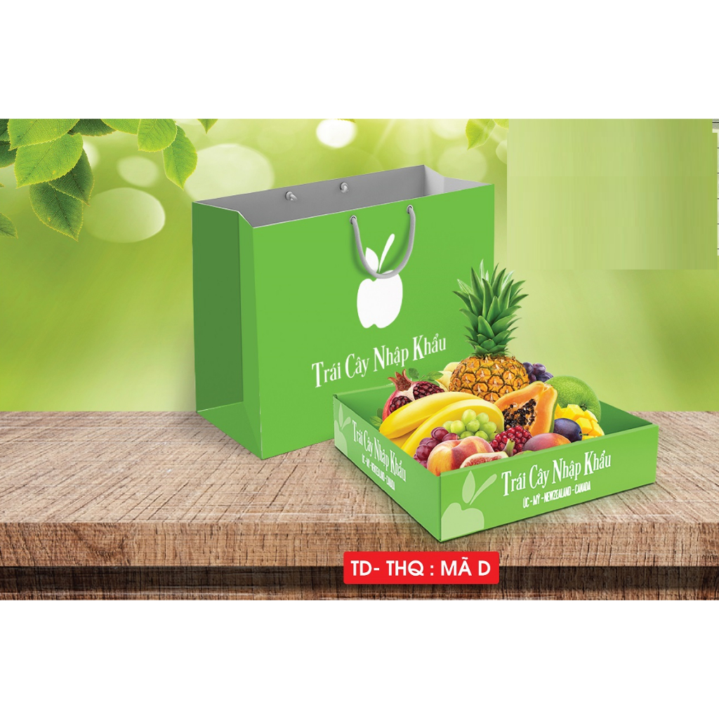 #Túi_Khay_Giấy_Đựng_Hoa_Quả,  Đựng Trái Cây Loại 1kg, 3kg, 5kg