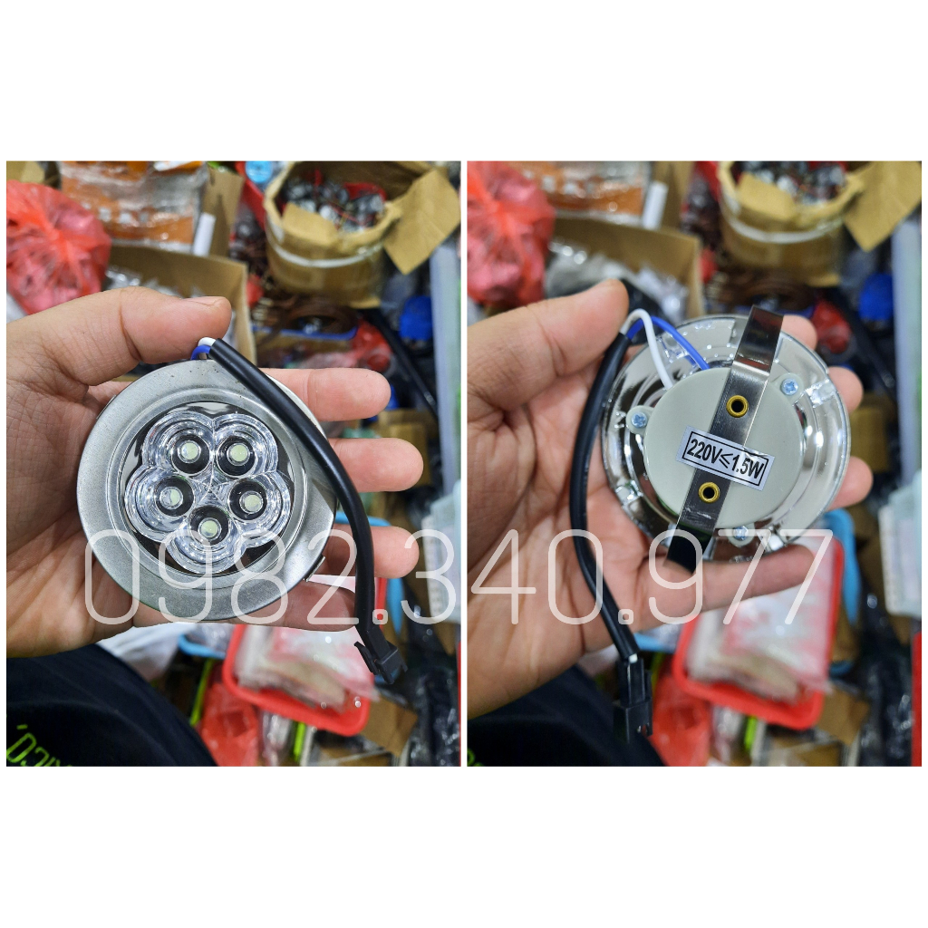 Đèn led máy hút mùi 220V