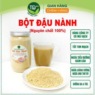 Bột đậu nành nguyên chất 100%, hàng công ty có mã vạch, tốt cho tim mạch, giảm cân, ngừa tiểu đường, loãng xương