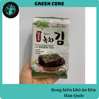 Rong biển ăn liền hàn quốc- gói 4g- vị trà xanh
