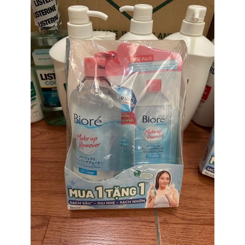 Nước tẩy trang Biore 400ml tặng túi 250ml