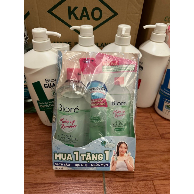 Nước tẩy trang Biore 400ml tặng túi 250ml