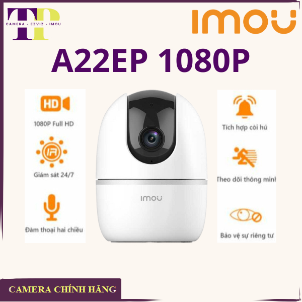 [TẶNG KÈM CHÂN ĐẾ] Camera wifi trong nhà imou  A22EP A42P