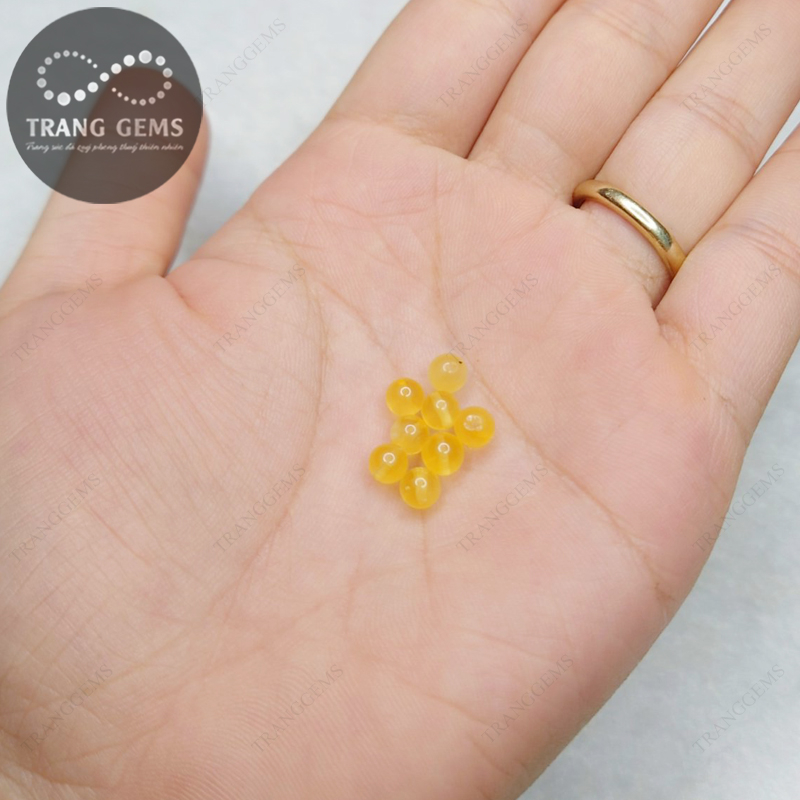Hạt hô - phách rời các màu