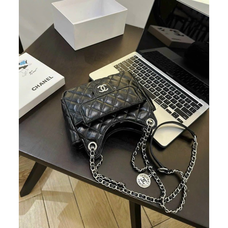 Túi đeo chéo đeo vai  sz 23 hoạ tiết ô trám