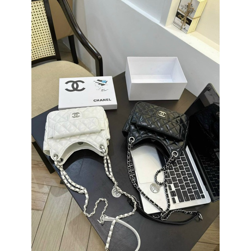 Túi đeo chéo đeo vai  sz 23 hoạ tiết ô trám