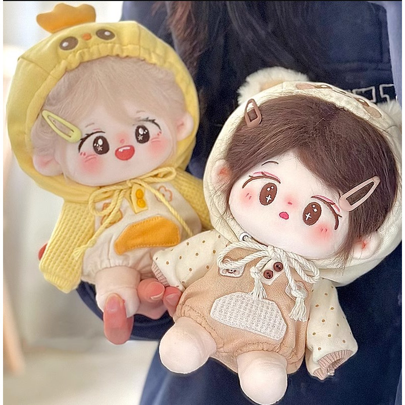 Bộ đồ Jumpsuit thạch trái cây đi ngủ cho bé doll 20cm