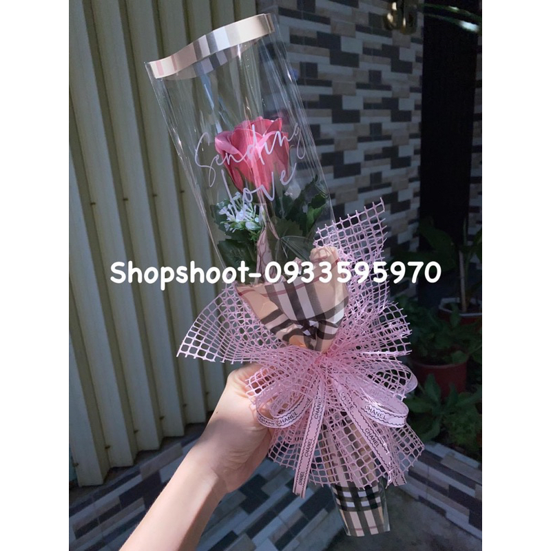 Túi 1 bông ca rô siêu xinh