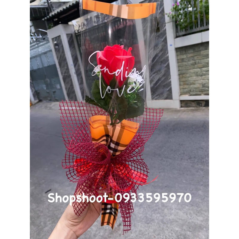 Túi 1 bông ca rô siêu xinh