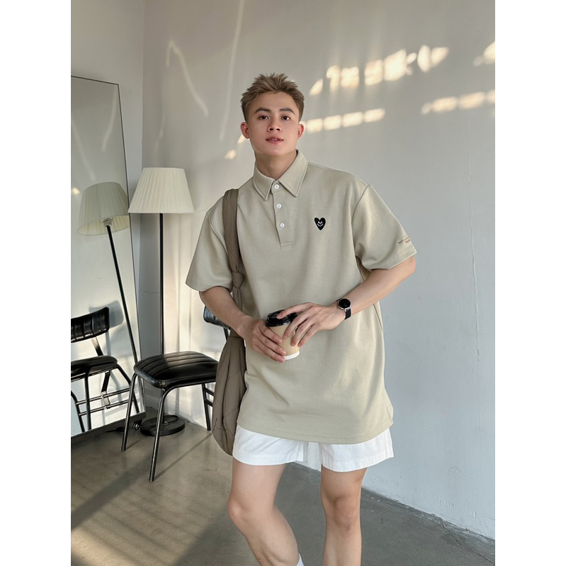 HAPPY HEART POLO - by ruych