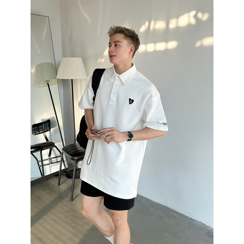 HAPPY HEART POLO - by ruych