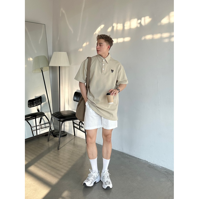 HAPPY HEART POLO - by ruych